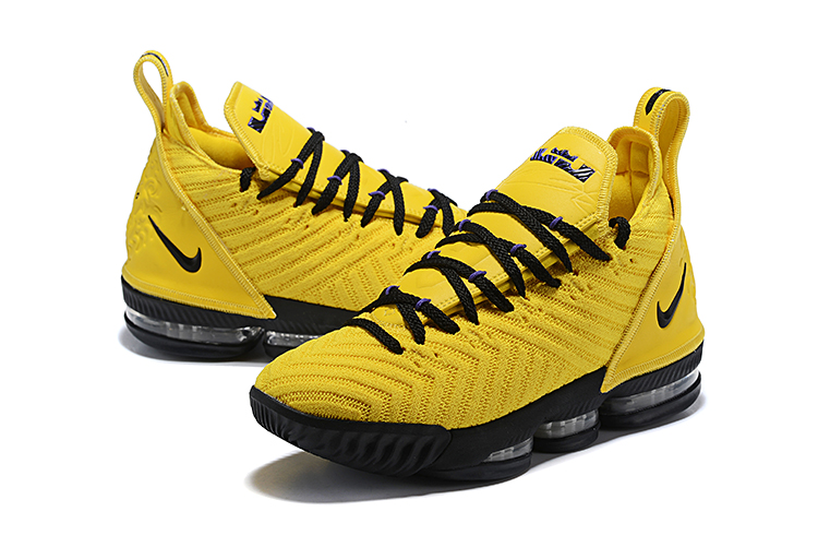 Nike Lebron James 16 Yellow Black - Click Image to Close